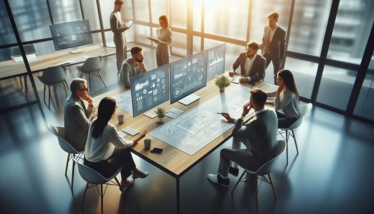 Agencia de desarrollo web trabajando en un proceso claro y colaborativo